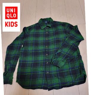 ユニクロ(UNIQLO)のひょろりん様専用☆ユニクロ　150 ネルシャツ(ブラウス)