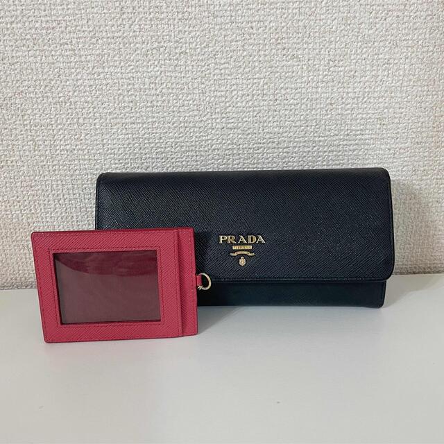 PRADA(プラダ)のPRADA  サフィアーノ　長財布　パスケース付 レディースのファッション小物(財布)の商品写真