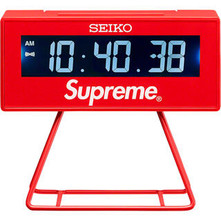 シュプリーム(Supreme)の新品未使用 Supreme Seiko Marathon Clock Red(置時計)