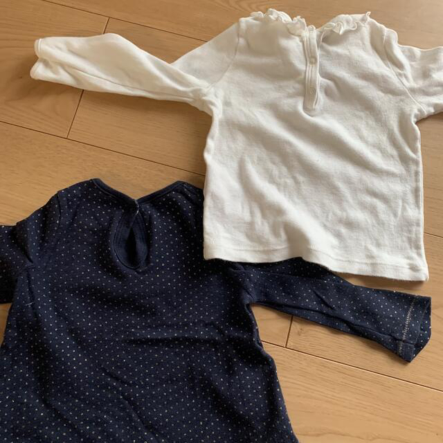 PETIT BATEAU(プチバトー)のプチバトー　ベビー　カットソー2枚組 キッズ/ベビー/マタニティのベビー服(~85cm)(シャツ/カットソー)の商品写真