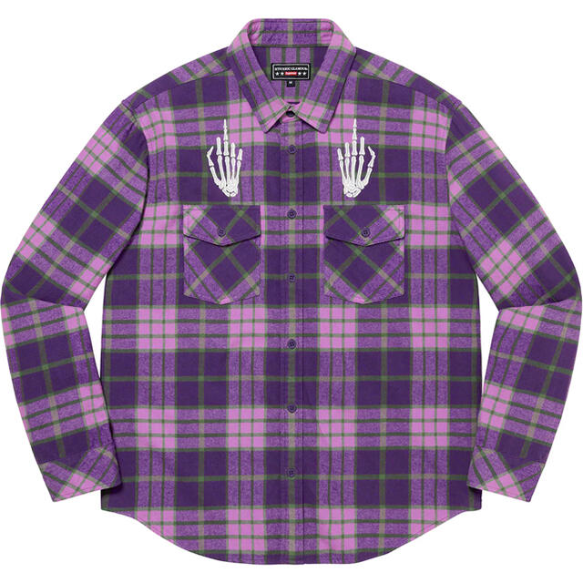 Supreme HYSTERIC Plaid Flannel Shirt XL