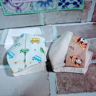 ﾁｬｸﾁｬｸﾄﾄﾄ様専用お子様用 不織布カバー セット ハンドメイド(外出用品)