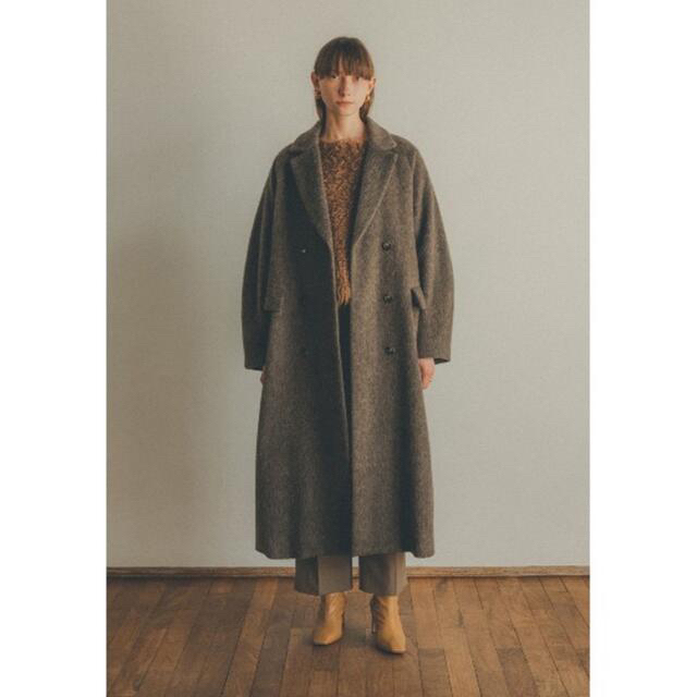 クラネ　clane DOUBLE WOOL LONG COAT ブラウン0サイズ