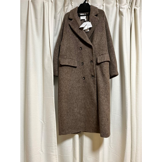 クラネ clane DOUBLE WOOL LONG COAT ブラウン0サイズ
