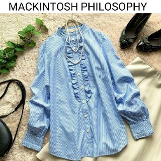 マッキントッシュフィロソフィー(MACKINTOSH PHILOSOPHY)のマッキントッシュフリルブラウス(シャツ/ブラウス(長袖/七分))