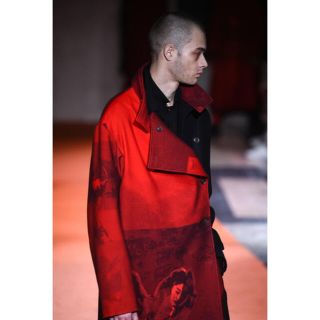 Yohji Yamamoto 18AW 赤フラノコート