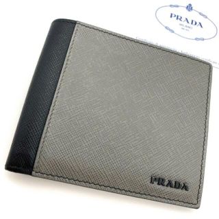 プラダ 折り財布(メンズ)(グレー/灰色系)の通販 27点 | PRADAの
