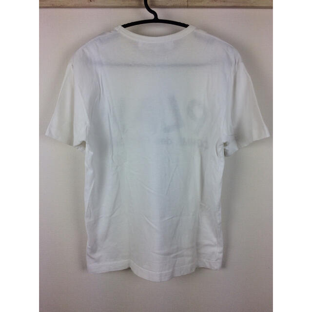 美品 コムデギャルソン 半袖Tシャツ ホワイト サイズL素材綿100%