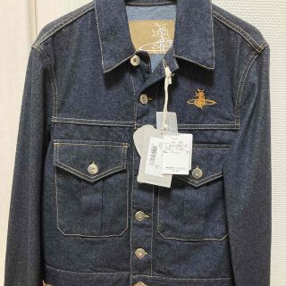 ヴィヴィアンウエストウッド(Vivienne Westwood)のviviennewestwood Gジャン　インポート 2021 新品タグ付き(Gジャン/デニムジャケット)