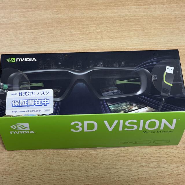 NVIDIA 3D vision 有線グラス スマホ/家電/カメラのPC/タブレット(PC周辺機器)の商品写真