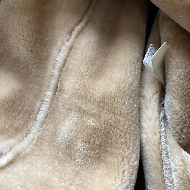 UNITED ARROWS(ユナイテッドアローズ)の美品ムートンコート　ノーカラーコート レディースのジャケット/アウター(ムートンコート)の商品写真