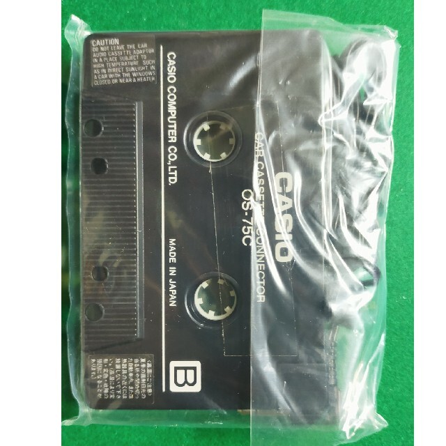 CASIO(カシオ)のカシオCASIO　CAR CASSETTE CONNECTORカーカセットコネ スマホ/家電/カメラのオーディオ機器(その他)の商品写真