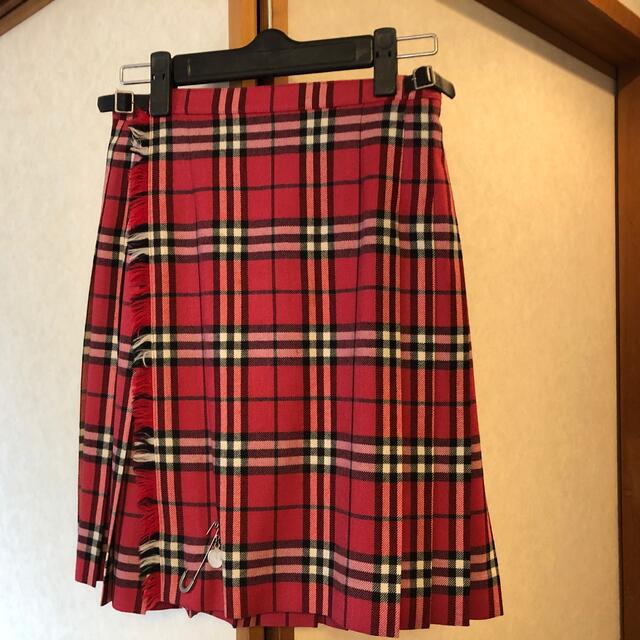 バーバリー　ウールスカート　160A キッズ/ベビー/マタニティのキッズ服女の子用(90cm~)(スカート)の商品写真