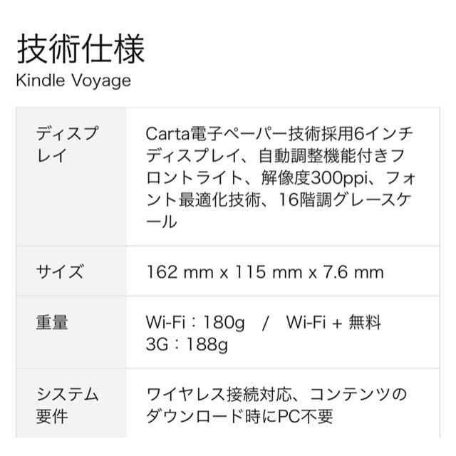 美品❣️Kindle Voyage