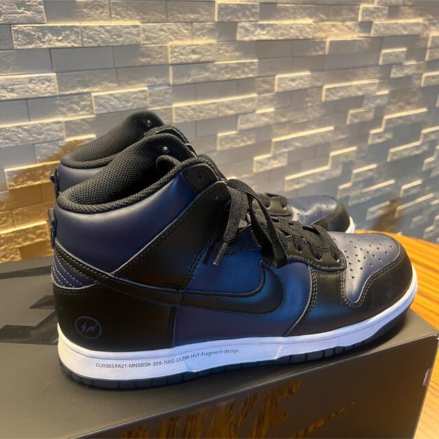 NIKE(ナイキ)のNIKE DUNK HI FRAGMENT 28.5 tokyo ダンク メンズの靴/シューズ(スニーカー)の商品写真