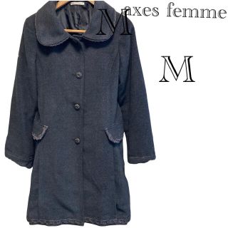 アクシーズファム(axes femme)のレディース　ロングコート　かわいい　レース(ロングコート)