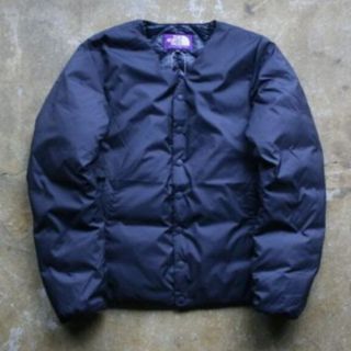 ナナミカ(nanamica)のTHE NORTH FACE PURPLE LABEL ダウンカーディガン 黒(ダウンジャケット)