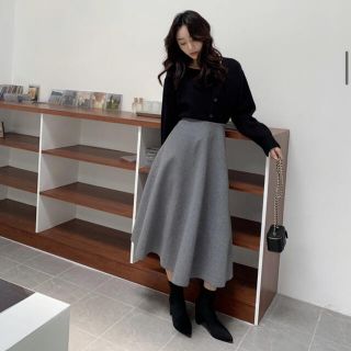 ザラ(ZARA)のAラインスカート WOOLLEN(ロングスカート)