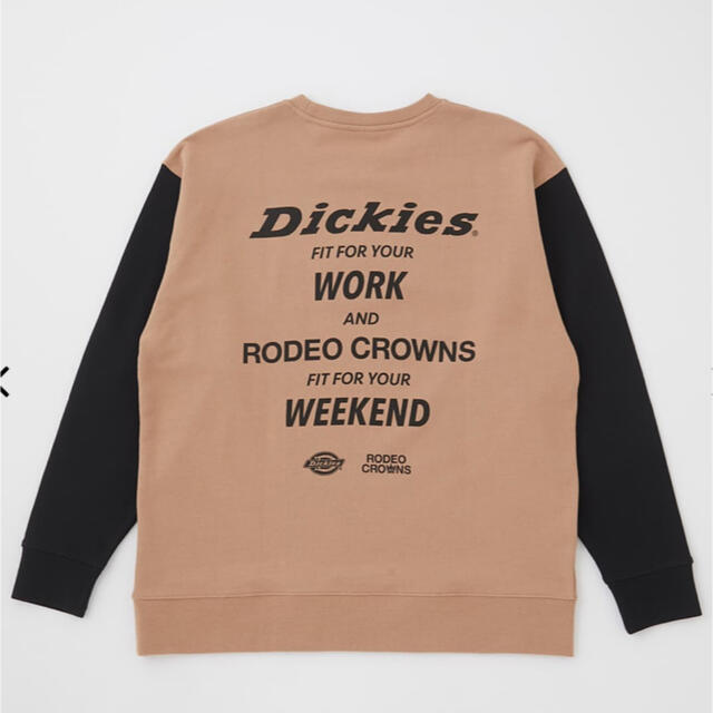 RODEO CROWNS WIDE BOWL(ロデオクラウンズワイドボウル)のロデオクラウンズ メンズDICKIESバイカラースウェットトップス　メンズM メンズのトップス(スウェット)の商品写真