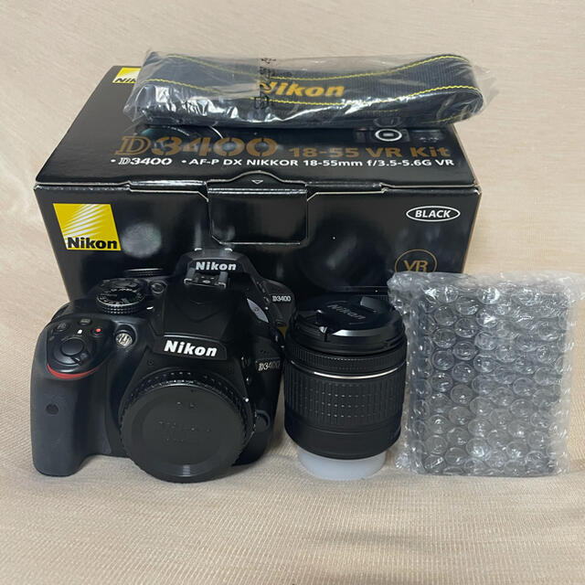 Nikon D3400 BLACK 18-55VR Kit - デジタル一眼