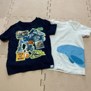 ベビーギャップ(babyGAP)のbaby gapと無印良品半袖Tシャツ二枚セット(Tシャツ/カットソー)