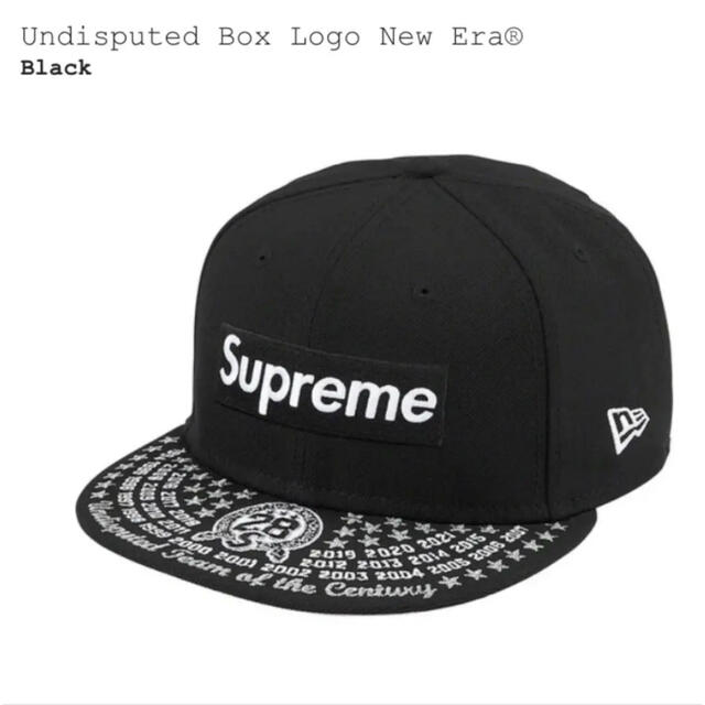 キャップUndisputed Box Logo New Era 7-1/2 BLACK