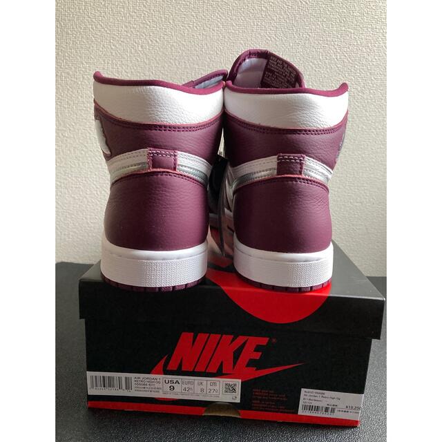 込 AIR JORDAN 1 RETRO HIGH OG BORDEAUX