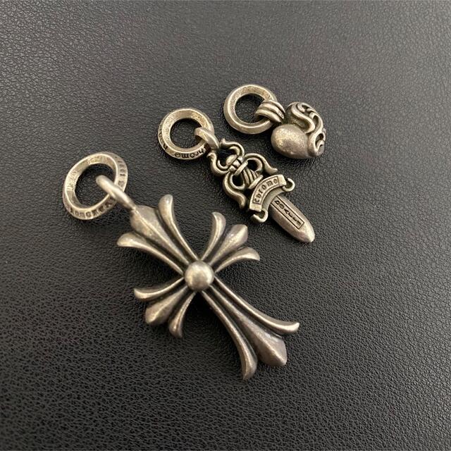 Chrome Hearts(クロムハーツ)のクロムハーツ3点セット売り！クロス　ダガー　ハート！　キーチェーンのカスタムに！ メンズのファッション小物(キーホルダー)の商品写真