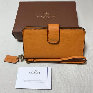 コーチ(COACH)のCOACH カード入れ  オレンジ(名刺入れ/定期入れ)