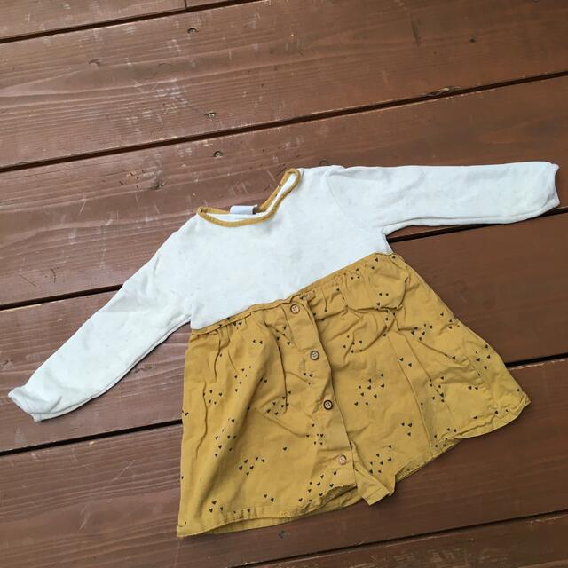 ZARA KIDS(ザラキッズ)のニットワンピース　ZARA 90サイズ キッズ/ベビー/マタニティのキッズ服女の子用(90cm~)(ワンピース)の商品写真