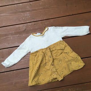 ザラキッズ(ZARA KIDS)のニットワンピース　ZARA 90サイズ(ワンピース)