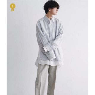 stein　シュタイン　OVERSIZED 4LAYERED SHIRT