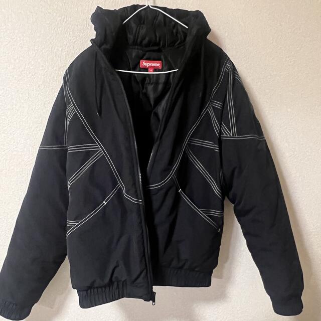 Supreme Zig Zag Stitch Puffy Jacket 18aw