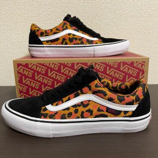 ヴァンズ(VANS)のVANS OLD SKOOL PRO Orange Leopard(スニーカー)