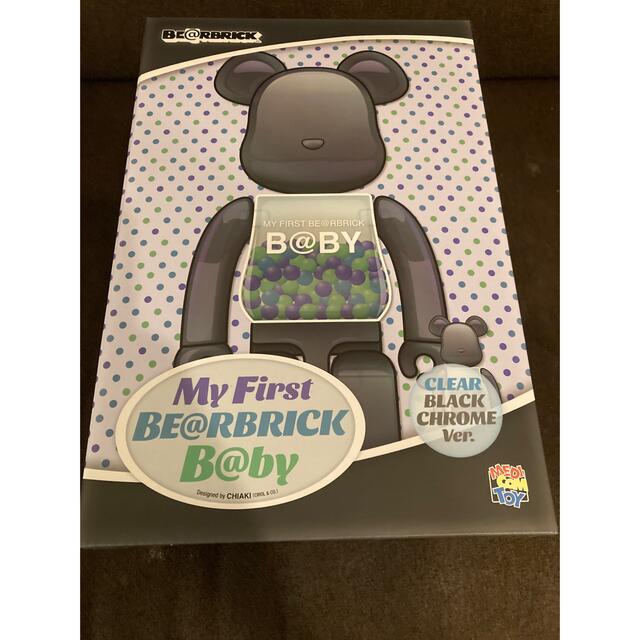 MY FIRST BE@RBRICK BABY CLEAR BLACK 400%