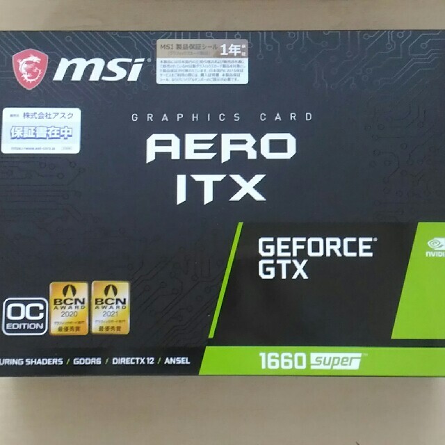 GeForce GTX 1660 SUPER AERO ITX OC