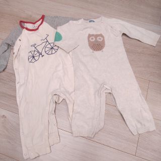 ベビーギャップ(babyGAP)の秋冬GAP70☆長袖カバーオールセット(カバーオール)