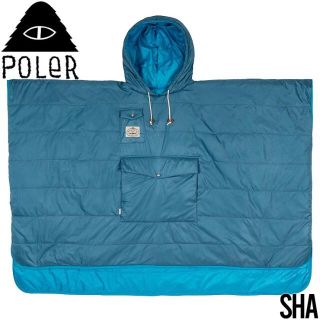 POLeR ポーラー PONCHO 中綿入りリバーシブルポンチョ キャンプ (寝袋/寝具)