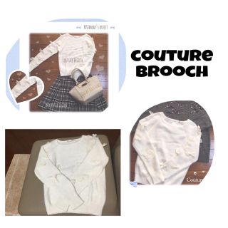 クチュールブローチ(Couture Brooch)のcouturebroochリボンニット(ニット/セーター)