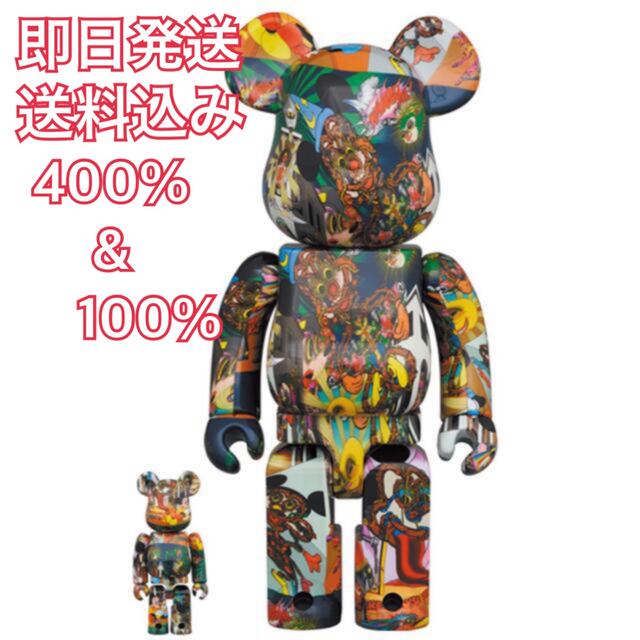 MEDICOM TOY(メディコムトイ)のBE@RBRICK 田名網敬一 MICKEY MOUSE 100％ & 400％ エンタメ/ホビーのフィギュア(その他)の商品写真