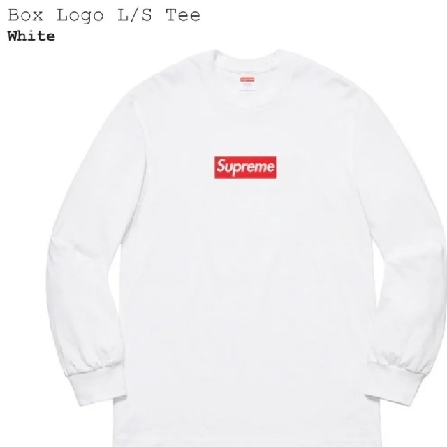 FW20 Supreme Box Logo L/S Tee White M