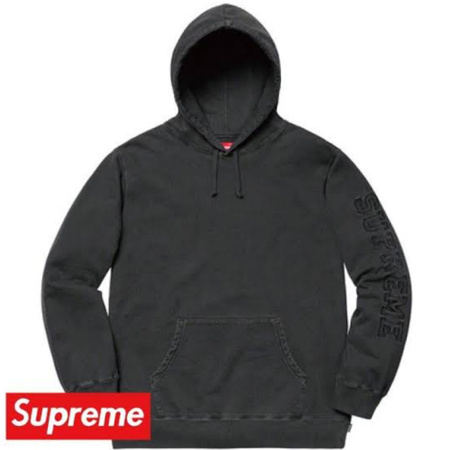 supreme overdyed hooded sweatshirt(18ss)