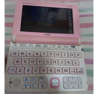 カシオ(CASIO)のCASIO 電子辞書 EX-K4900pk ピンク×ホワイト 180コンテンツ(電子ブックリーダー)