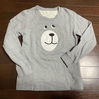 コーエン(coen)のCoenコーエン☆コーエンベアアップリケスウェットトレーナー150グレー(Tシャツ/カットソー)