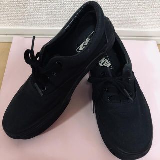 VANS スニーカー　オールブラック　状態良好(スニーカー)