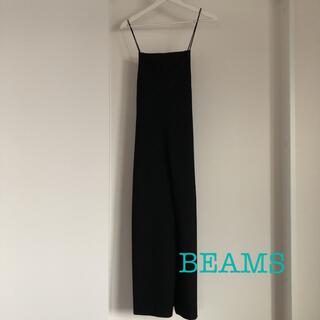 ビームス(BEAMS)の【BEAMS】サロペット オールインワン ジャンプスーツ ブラック(サロペット/オーバーオール)