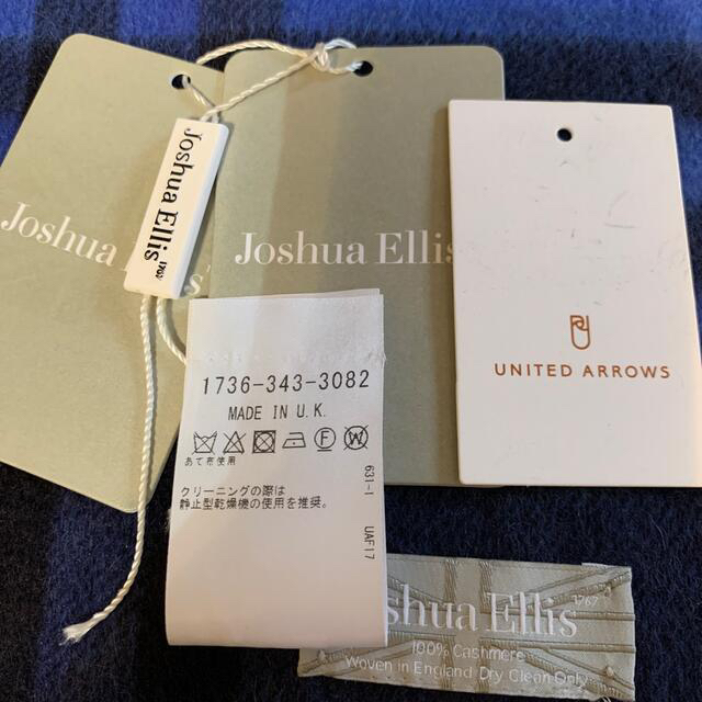 Johnstons(ジョンストンズ)の新品　Joshua Ellis ジョシュアエリス カシミヤストール　62700円 ハンドメイドのファッション小物(マフラー/ストール)の商品写真
