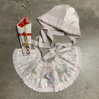 【期間限定値下げ】お宮参り スタイ 帽子 女の子(お宮参り用品)