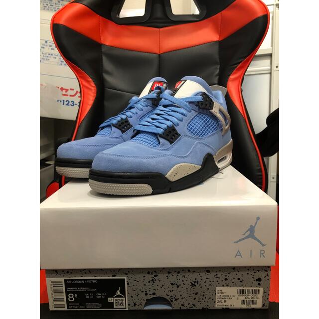 Nike Air Jordan 4 University Blue 26.5cm メンズの靴/シューズ(スニーカー)の商品写真
