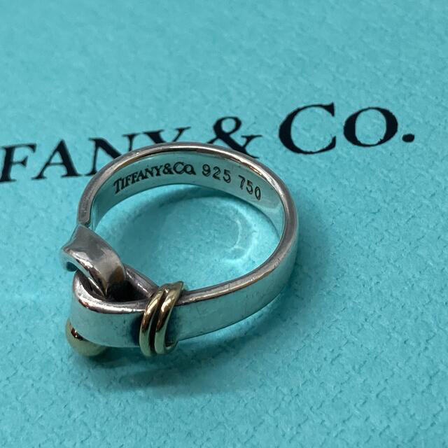 Tiffany & Co.(ティファニー)のティファニー フックアンドアイ リング ラブノット 7号 925 750 レディースのアクセサリー(リング(指輪))の商品写真